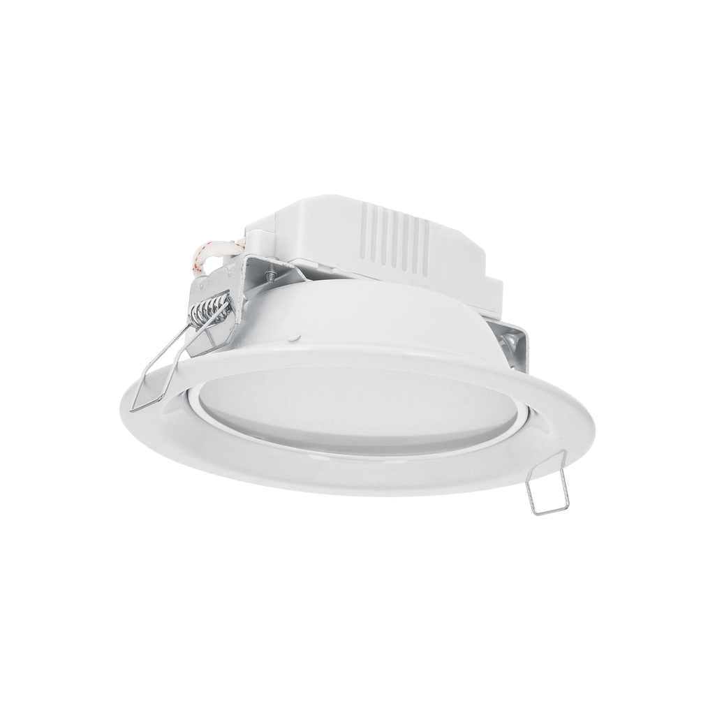 Luminario LED empotrable 6 W 3000 K, redondo, VOLTECK