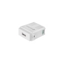 Módulo puerto USB, línea Italiana, color blanco, VOLTECK