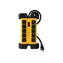 Multicontacto 14 AWG industrial supresor picos 10 entradas
