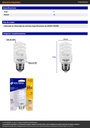 Lámpara espiral mini T2 7 W luz cálida en blíster, VOLTECK
