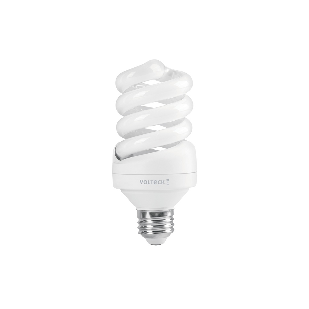 Lámpara espiral T4 15 W luz de día en blíster, VOLTECK