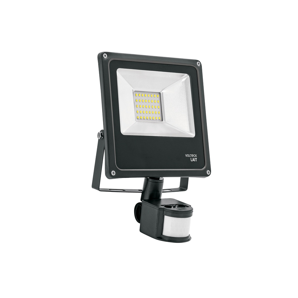 Reflector LED para exteriores 20W 6500K con sensor, VOLTECK
