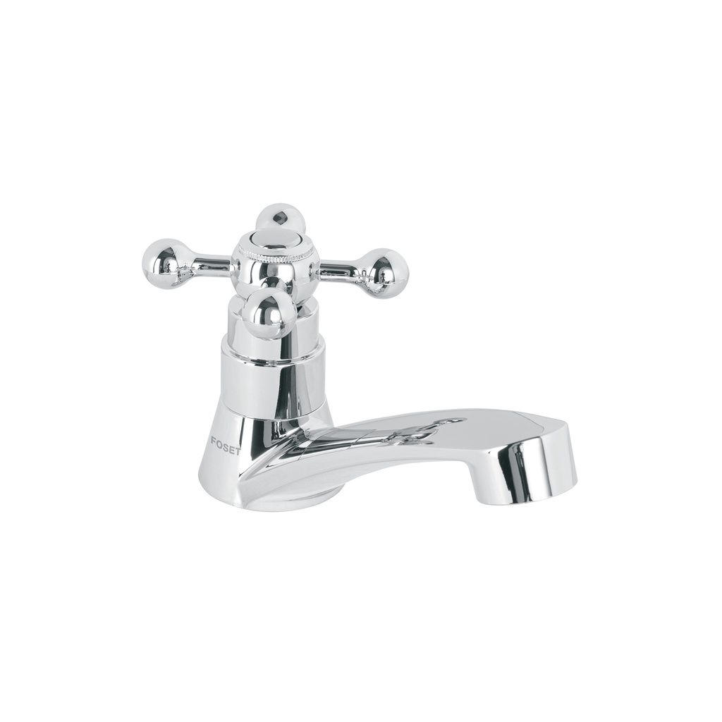Llave individual lavabo, ABS, cruceta, BASIC