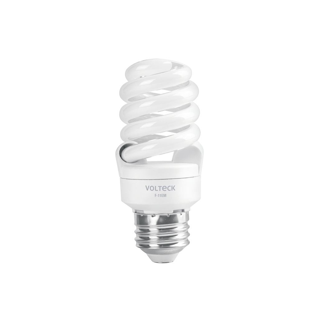 Lámpara espiral mini T2 11 W luz de día en blíster, VOLTECK