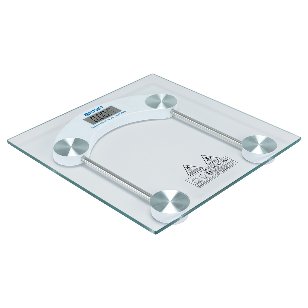 Báscula digital 180kg para baño, FOSET