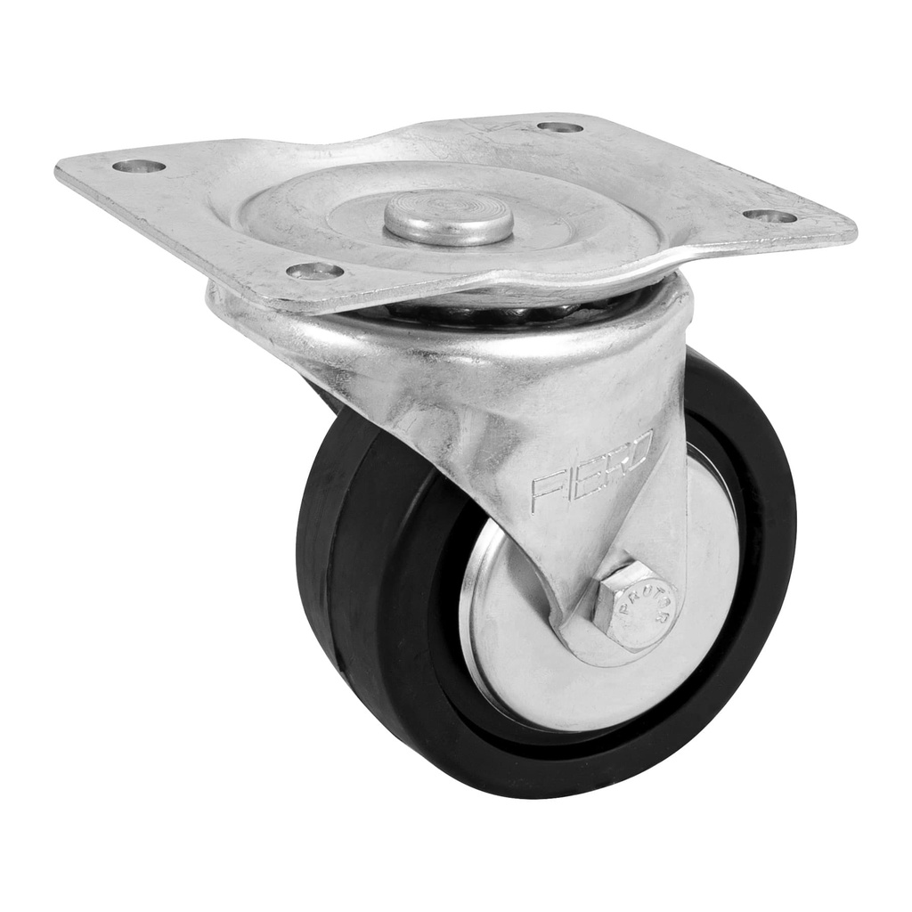 Rodaja hule 4', placa giratoria c/balero, carga 100kg, FIERO