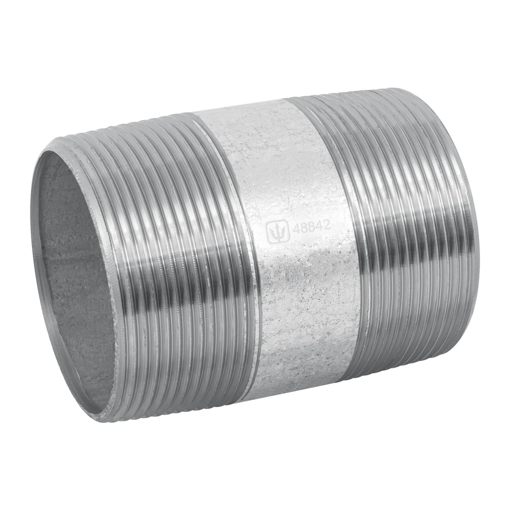 Niple de acero galvanizado 2 x 3', FOSET