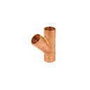 Yee sencilla de cobre 3/4', FOSET
