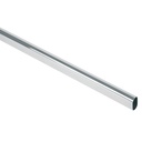 Tubo ovalado para clóset, 3.0 m, acero cromado, HERMEX