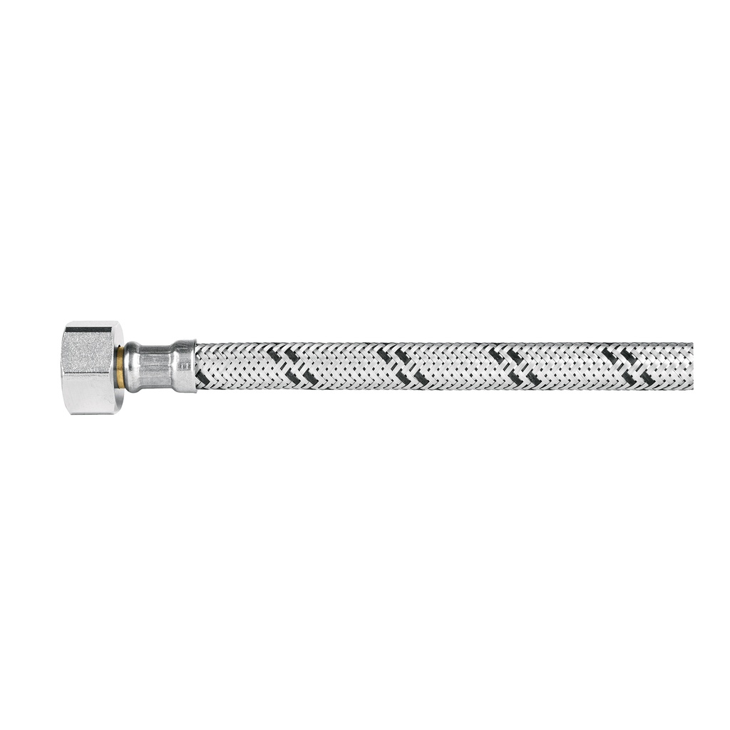 Manguera p/WC, acero inox, 1/2'x7/8', 35 cm