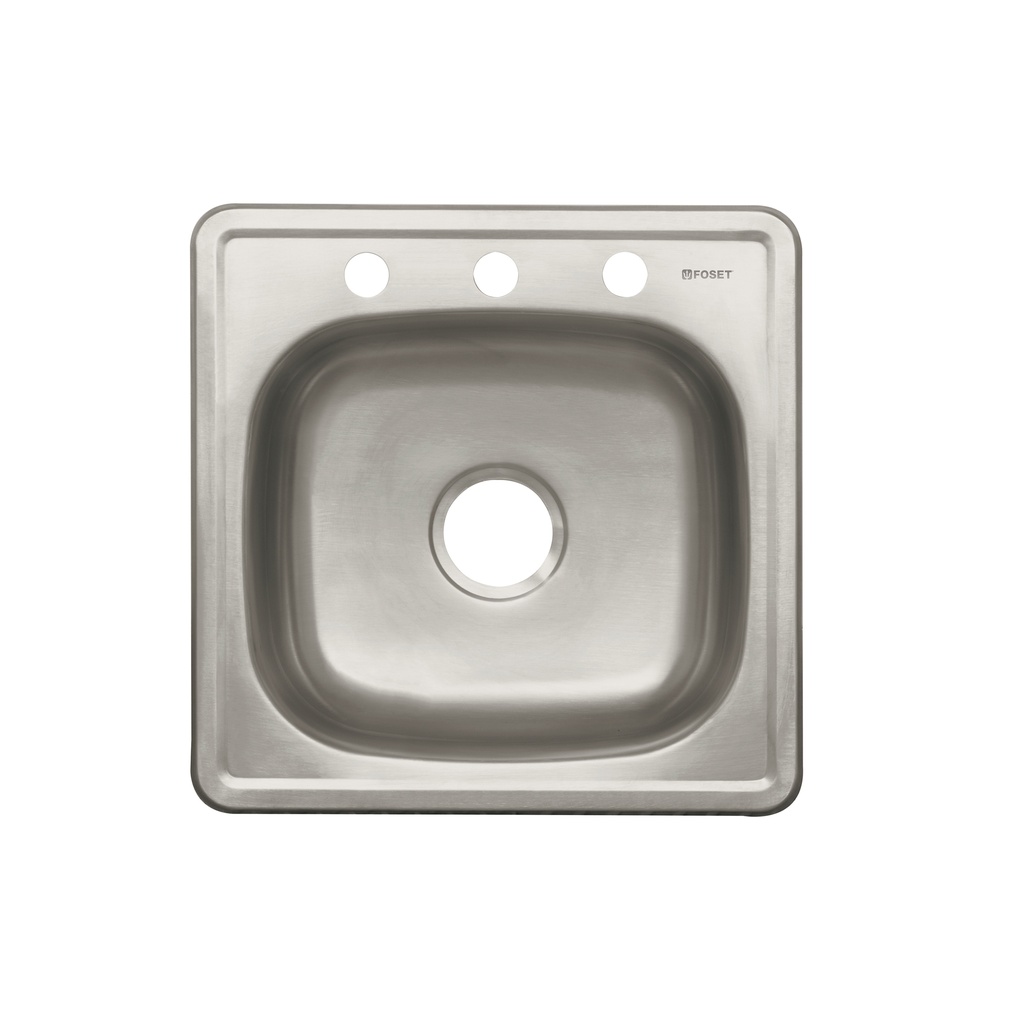 Tarja de empotrar sencilla 48x48cm, FOSET BASIC