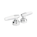 Juego de manerales cono p/lavabo-fregadero, cromo, BASIC