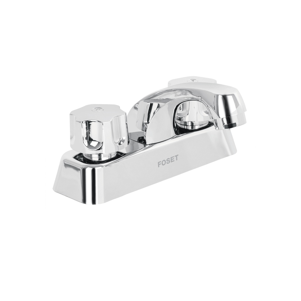 Mezcladora 4' lavabo, ABS, hexagonal, BASIC