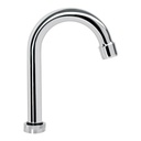 Cuello tipo bar para mezcladora de lavabo, cromo, BASIC