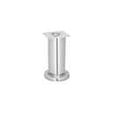Pata para sofá y mueble, cromo, 120 mm altura, HERMEX