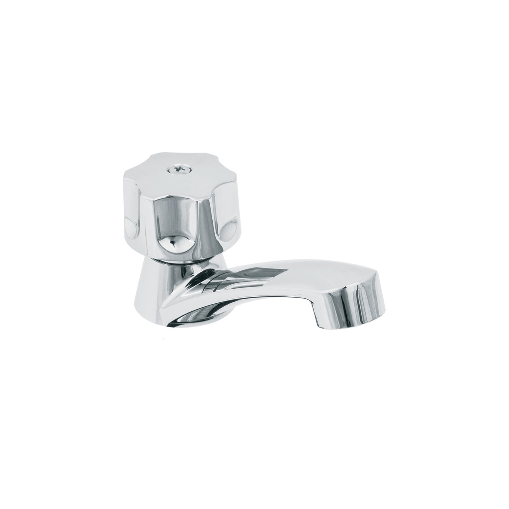 Llave individual lavabo, ABS, hexagonal, BASIC