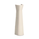 Pedestal de porcelana para lavabo, marfil, FOSET