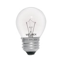 Foco incandescente 25W para horno/refrigerador, transparente