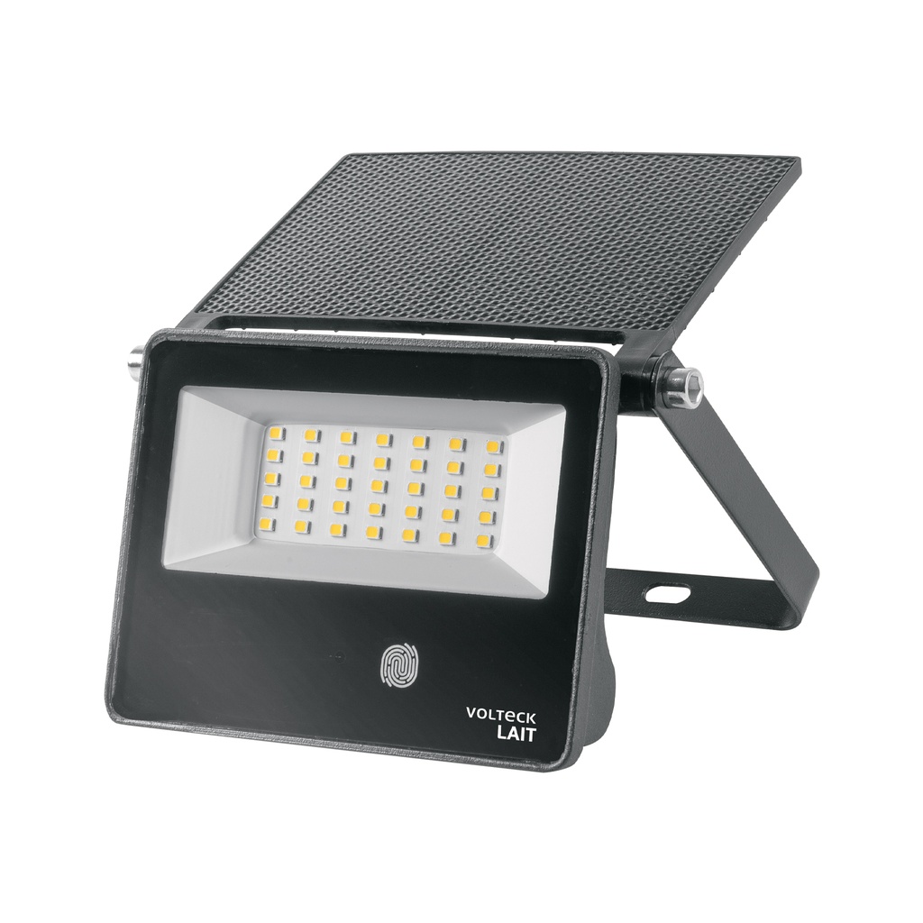 Luminario Solar LED 10W 6500K, sensor de movimiento, VOLTECK