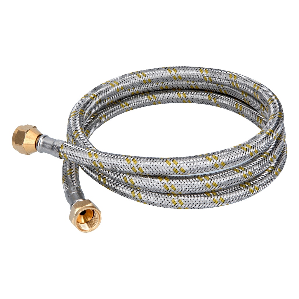 Manguera para gas, acero inox, 3/8' flare, 150 cm, FOSET