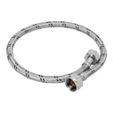 Manguera p/WC, acero inox, 1/2'x7/8', 60 cm