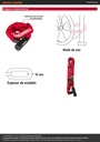 Candado con cadena forrada de 10 mm, HERMEX