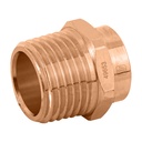 Conector de cobre, rosca exterior 1/2', FOSET