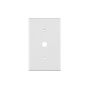 Placa de ABS para atenuador, Standard, blanco, VOLTECK