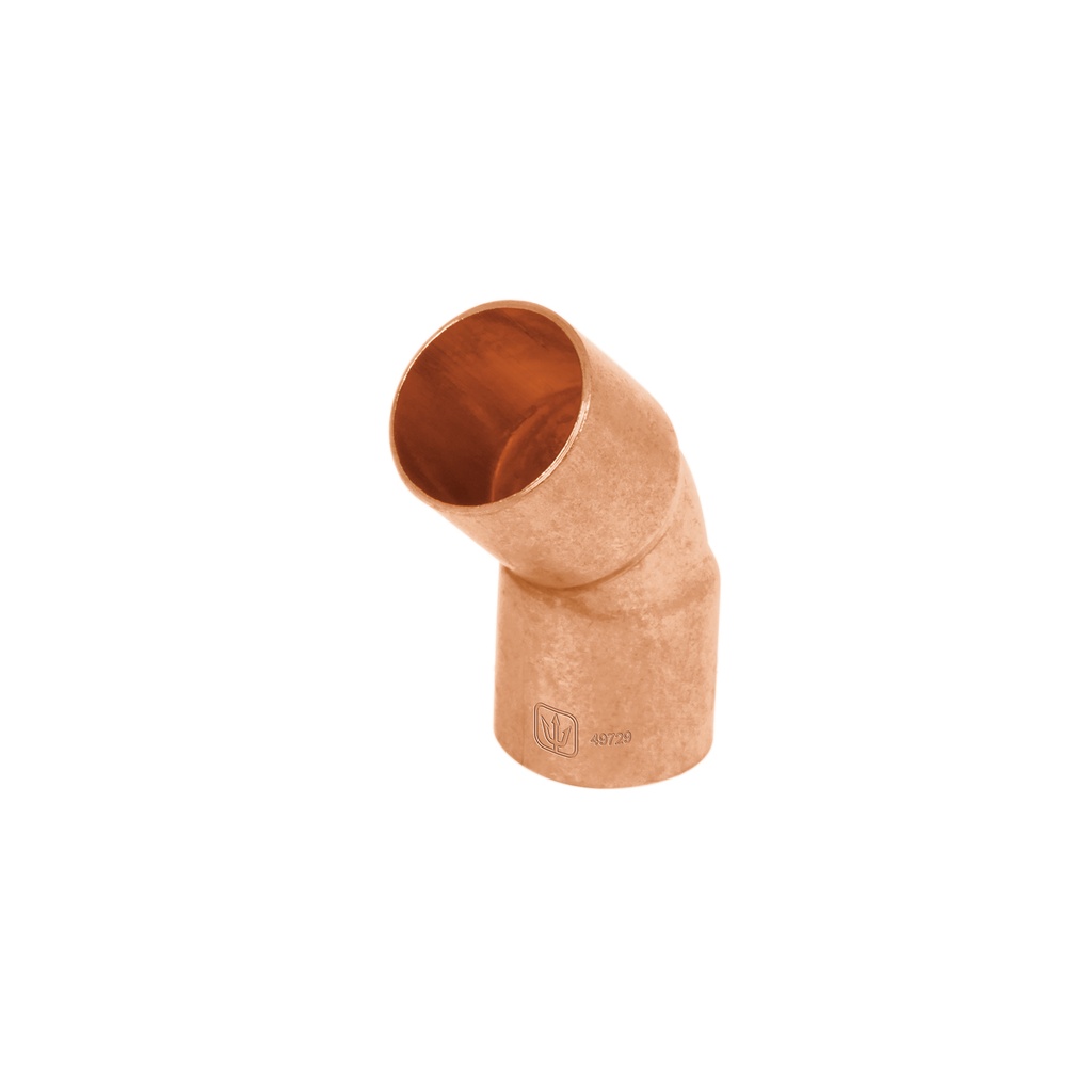 Codo 45° de cobre 3/4',FOSET