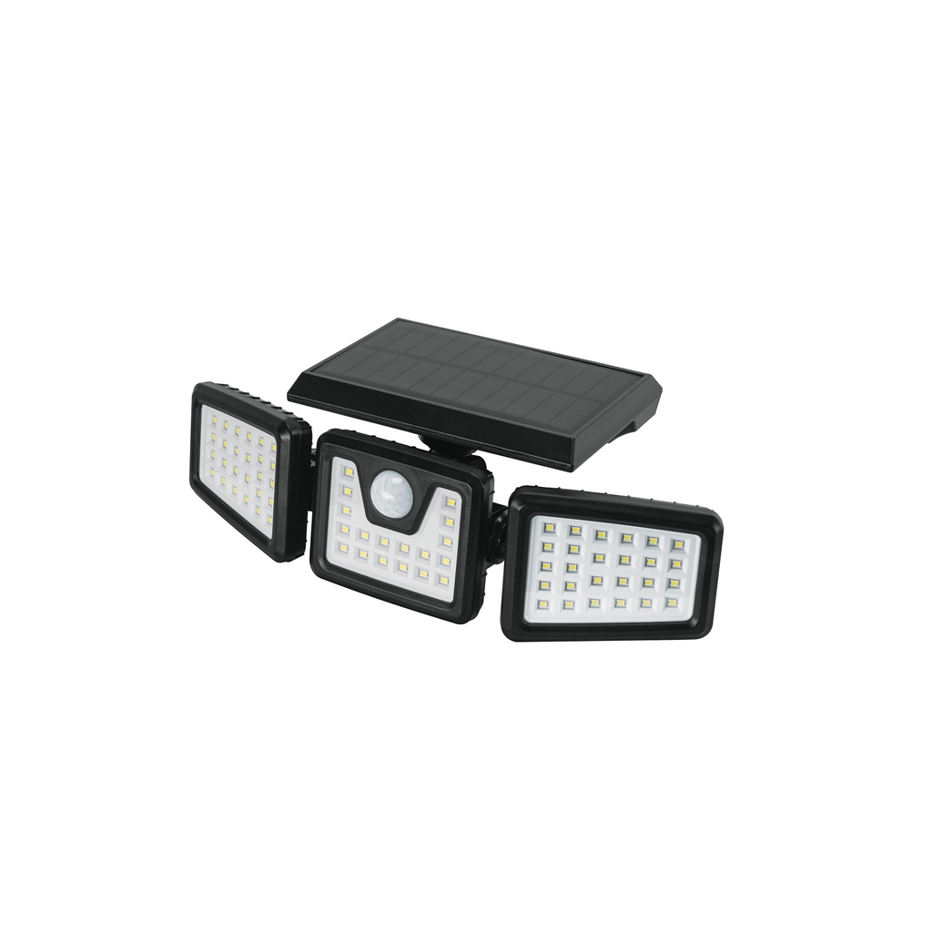 Luminario Solar LED 7W 65000K, sensor de movimiento, VOLTECK