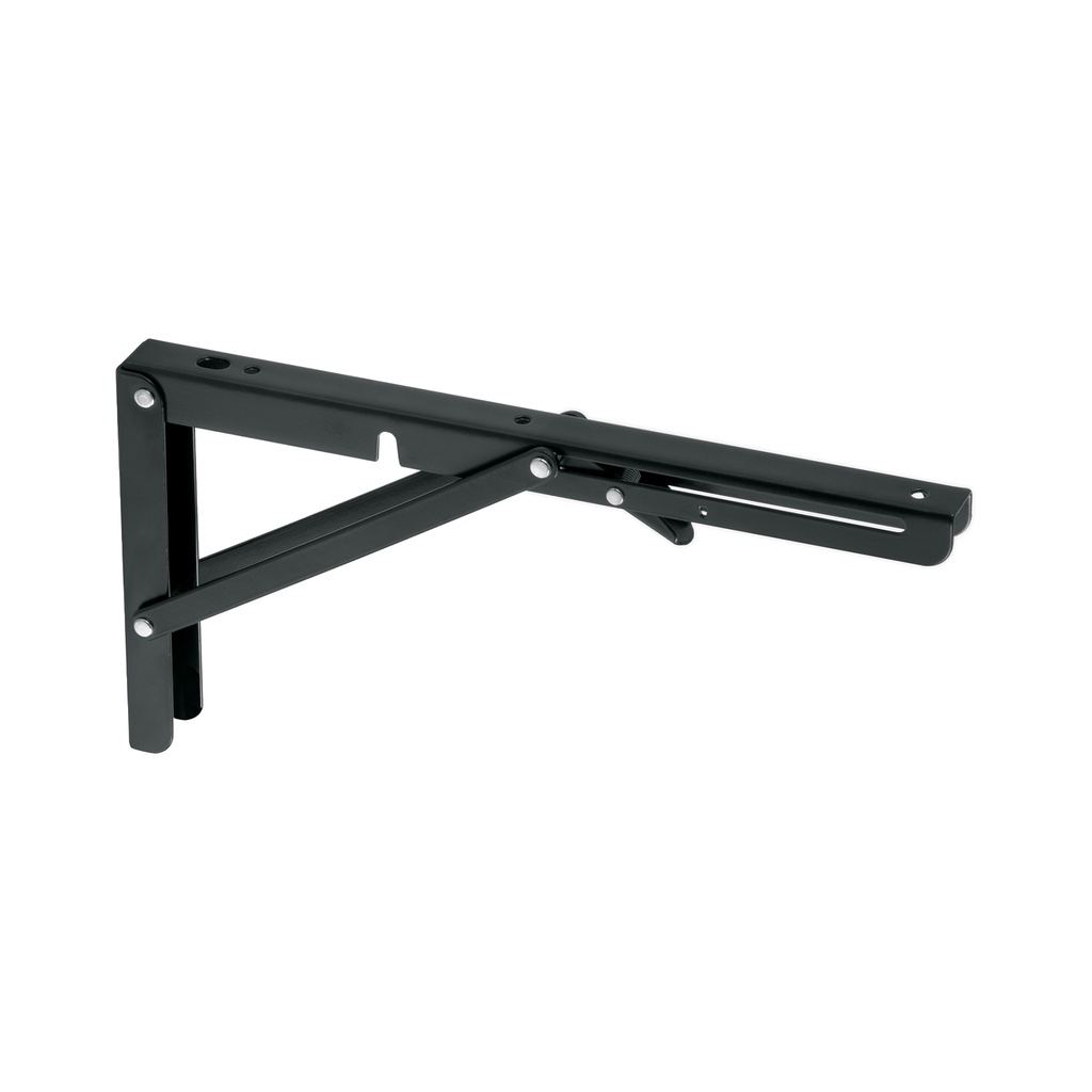 Ménsula plegable de acero negra 6' x 12', FIERO