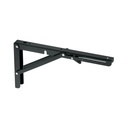 Ménsula plegable de acero negra 6' x 12', FIERO