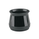 Caja con 24 protectores para patas de silla, negro