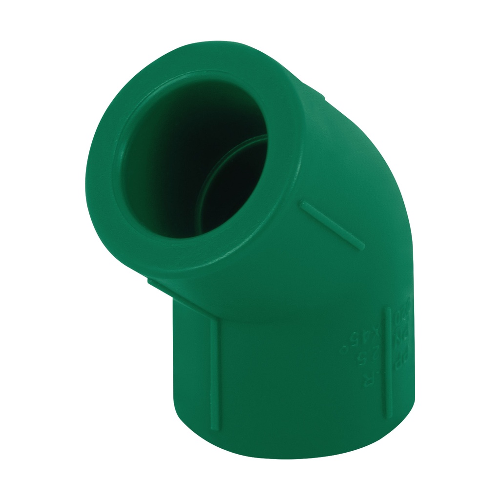 Codo 45° de PPR, 1/2' (20mm), FOSET