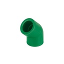 Codo 45° de PPR, 3/4' (25mm), FOSET