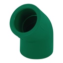 Codo 45° de PPR, 1' (32mm), FOSET