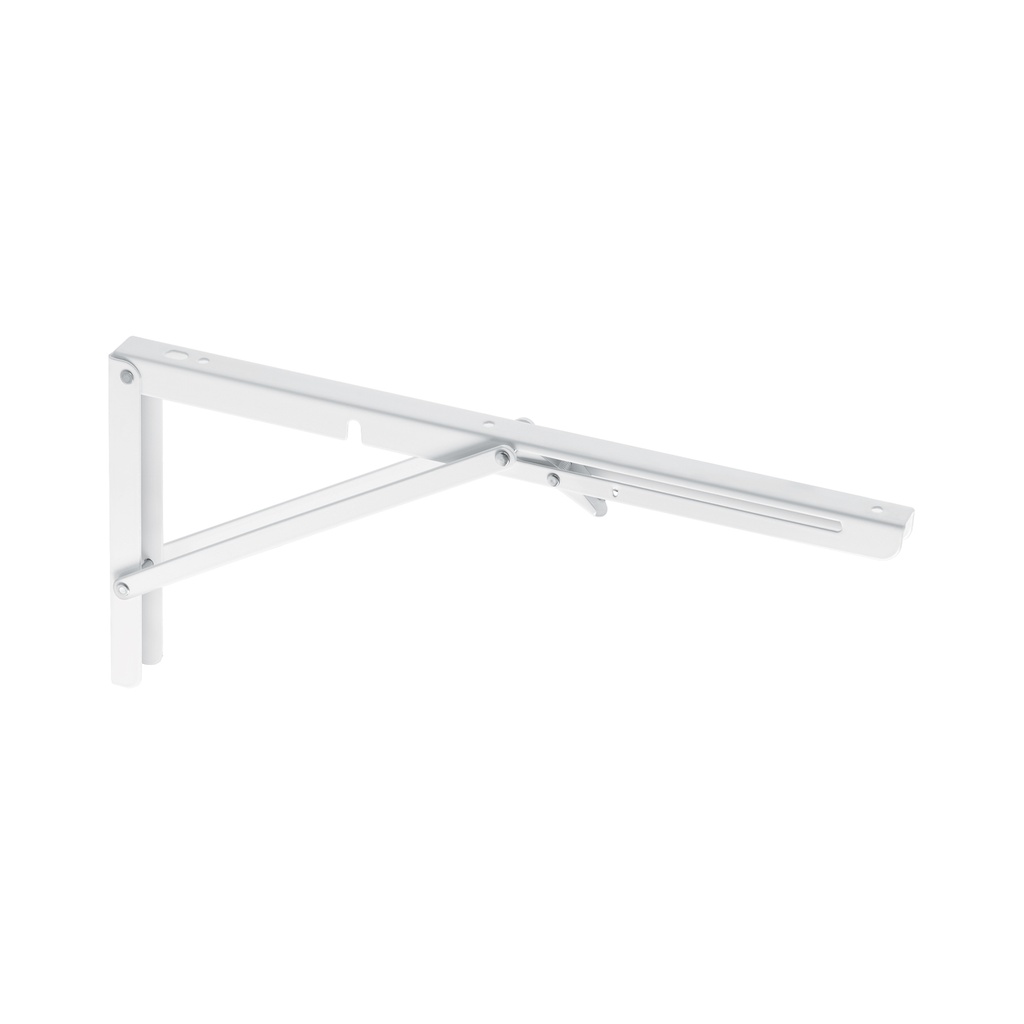 Ménsula plegable de acero blanca 8' x 16', FIERO