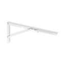 Ménsula plegable de acero blanca 8' x 16', FIERO