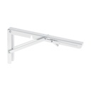 Ménsula plegable de acero blanca 6' x 12', FIERO