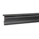 Guardapolvo automático 90 cm negro, HERMEX