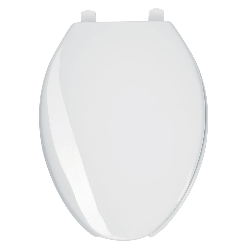 Asiento alargado con tapa para WC, abierto, blanco, FOSET