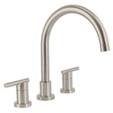 Mezcladora satín cuello alto para fregadero, FOSET ELEMENT