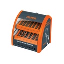 Despachador 13 compartimentos para brocas HSS con producto
