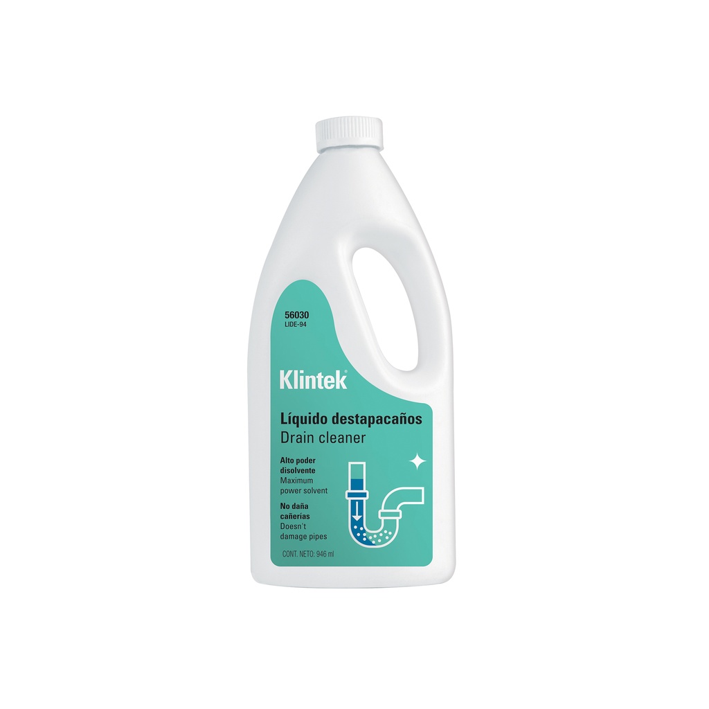 Líquido destapacaños de 946 ml, KLINTEK