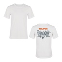 Playera cuello redondo para hombre, blanca, EG, TRUPER
