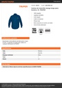 Camisa de mezclilla manga larga para hombre, M, TRUPER