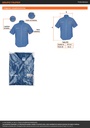 Camisa de mezclilla manga corta para hombre, EEG, TRUPER