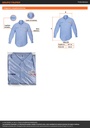 Camisa manga larga para hombre, azul, EEG, TRUPER