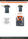 Playera polo performance para hombre, gris, EEG, TRUPER