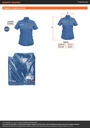 Camisa de mezclilla manga corta para mujer, EG, TRUPER